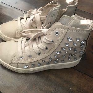Zara girls 31 eur , USA 13 tennis shoes high tops
